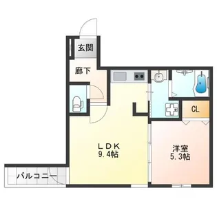 フジパレス北加賀屋駅南【1階】の間取り