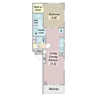 Saphir KAMIUMA【2階】の間取り