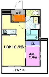 MIKASAレジデンス【1階】の間取り