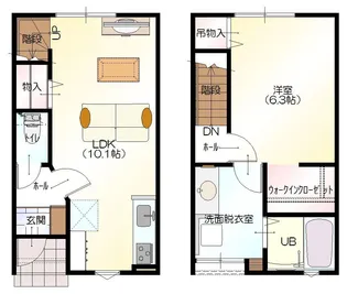 D BOX高屋敷の間取り