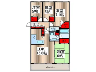 マーキスシティ【11階】の間取り