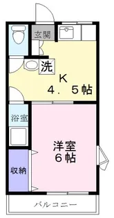 グレースK【2階】の間取り