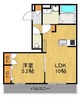 メゾン桜【1階】の間取り
