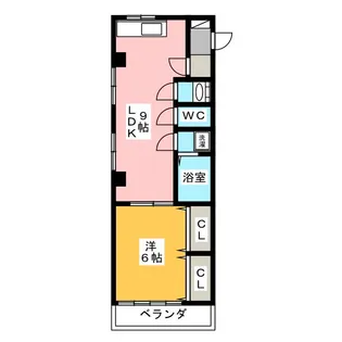 カーサ篠田【2階】の間取り