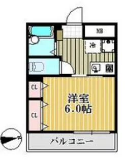 ラフェッテKASUMI【3階】の間取り