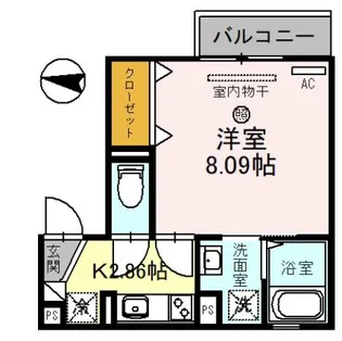 アースフィールド大津【2階】の間取り