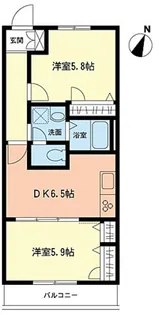 ロイヤルステージ【2階】の間取り