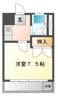 藤ハイツ北一の沢【2階】の間取り
