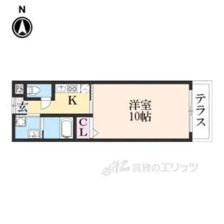 lajoiepermanente壬生【2階】の間取り
