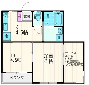 シュタットヴィラ【2階】の間取り