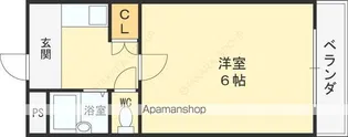 モンマルト21【1階】の間取り