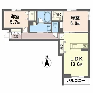 Serenity【2階】の間取り