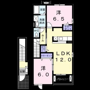 サニー・レジデンスE【2階】の間取り