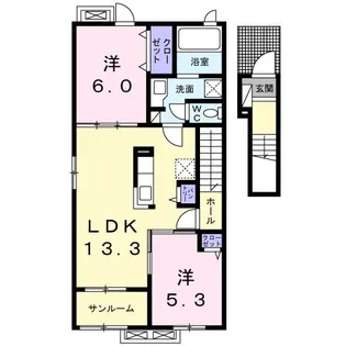 アリエッタ【2階】の間取り