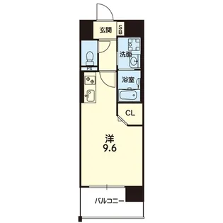 mon reve大江【4階】の間取り