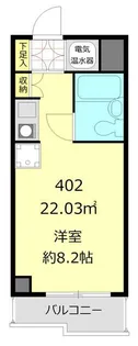 藤和横浜西口ハイタウン【4階】の間取り