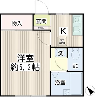 タカハウスII【1階】の間取り