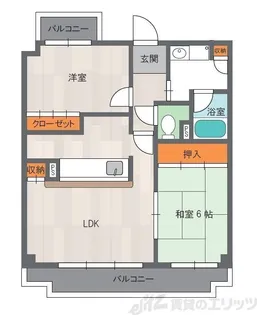 シャトー三木第3【1階】の間取り