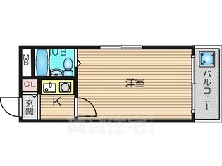リバーサイド東梅田【5階】の間取り