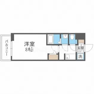 S-RESIDENCE福島grande【3階】の間取り
