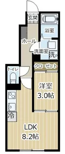 N ORI【1階】の間取り