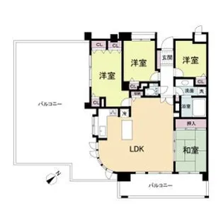 レジディア千里万博公園【7階】の間取り