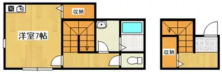 ピース西井ノ口【2階】の間取り