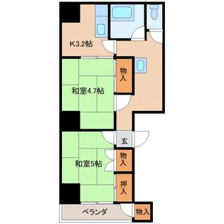 TAKEビル【4階】の間取り