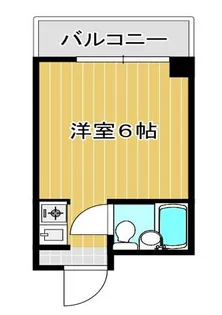 大建ハイツ千林【1階】の間取り