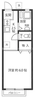 ハイツダイゴ【1階】の間取り