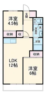 渋谷コート3号館【7階】の間取り