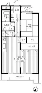ソレイユ王子神谷【3階】の間取り