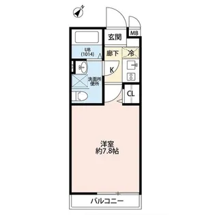 アムール 高堀【1階】の間取り