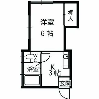 赤羽コーポ【1階】の間取り
