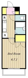 フレンズえびなアネックス【6階】の間取り