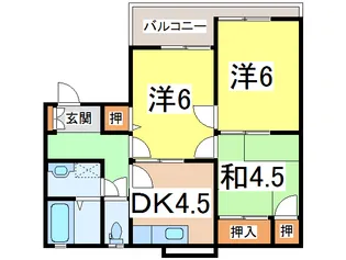 シティライフK&L【2階】の間取り
