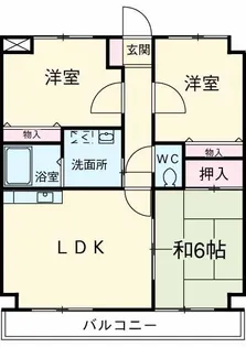 will鴨宮b【4階】の間取り