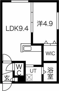 トルペ環状通東【3階】の間取り