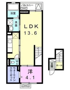 ヴィラ クオーレ【4階】の間取り