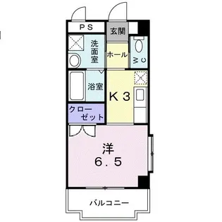 カーサ ユー【4階】の間取り
