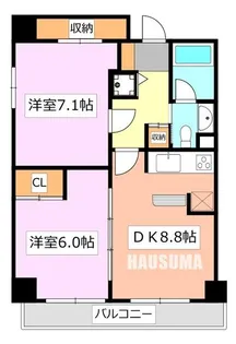 プロスペクト西巣鴨【12階】の間取り