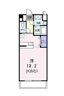 ヴィラ ルミノーソ C【3階】の間取り