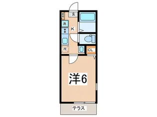 Luce Fontana【1階】の間取り