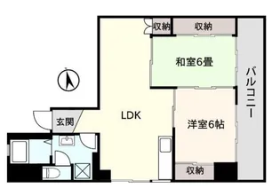 アシスト青森マンション【4階】の間取り