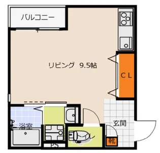 ライゼスト 新柏【2階】の間取り