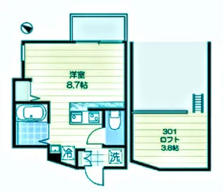 サンシエ祐天寺【3階】の間取り