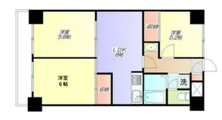 中銀第2東上野マンシオン【7階】の間取り