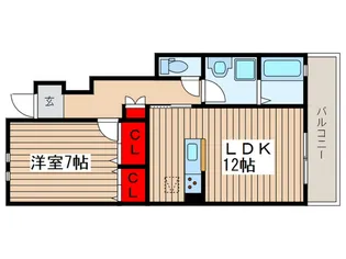 Lohas学園町【1階】の間取り