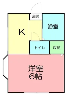 メゾンドベルフィーユ【1階】の間取り