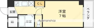 ノアーズアーク長田21【6階】の間取り